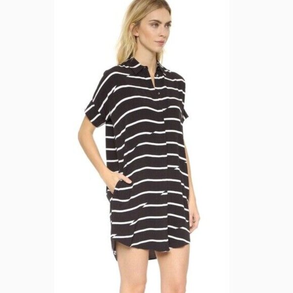 Madewell | Stripe Button Down Courier Dress S - Picture 7 of 7